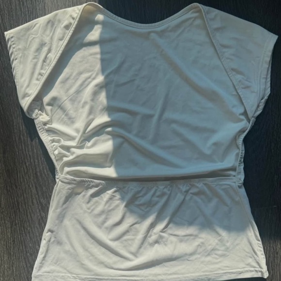 White Backless Top - Picture 2 of 2